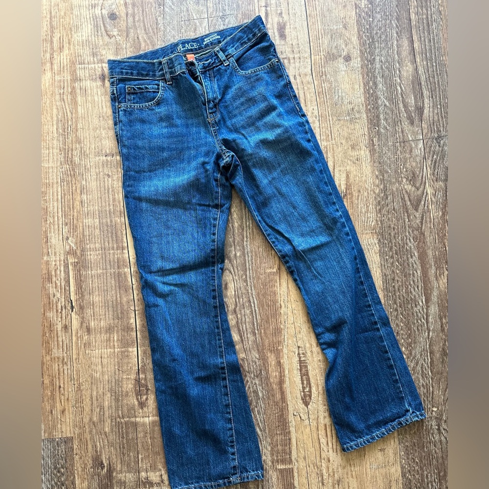 The Children's Place Dark Blue Bootcut Kids Jeans
